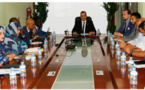 Le ministre du Commerce se réunit avec des hommes d’affaires mauritaniens