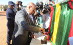 Le Président de la République supervise la pose de la 1ère pierre de la route Monguel-Sawata, Sawata – Barkéol