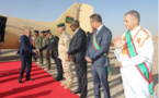 Le Président de la République arrive à Nouadhibou