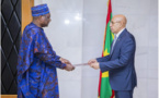 Le Président de la République reçoit les lettres de créance de l’Ambassadeur de la République du Burkina Faso