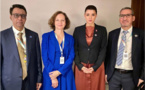 Le ministre de l’Économie et le gouverneur de la BCM rencontrent la présidente du groupe GAFI