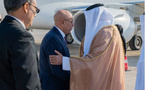 Arrivée du président de la République à Abu Dhabi