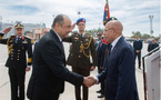 Le Président de la République arrive au Caire