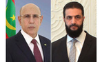 Le Président de la République félicite le Président de la Transition de la République Arabe de Syrie