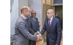 Le Président de la République arrive à Vienne
