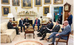Le Président de la République rencontre le Président américain à la Maison Blanche