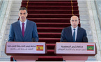 Le Président de la République souligne la profondeur du partenariat entre la Mauritanie et l’Espagne lors d’une conférence de presse conjointe avec le Premier ministre espagnol