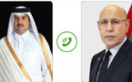 Le président de la République s’entretient par téléphone avec l’émir de Qatar