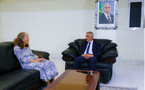 Le Commissaire aux droits de l’homme s’entretient avec la Coordinatrice résidente des Nations Unies en Mauritanie