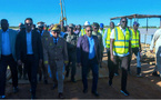 Le ministre de l’Équipement et des Transports, accompagné du ministre sénégalais des Infrastructures, vsite le projet de pont de Rosso.