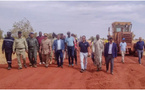 Le ministre de l’Équipement visite des axes routiers au Guidimakha
