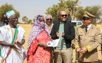 Le Délégué général à la Solidarité Sidi Ould Moulaye Zeine supervise le lancement d’une opération de distribution d’aide au profit de 536 familles Maghama