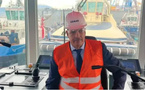 Le directeur général du PAN en Turquie pour la réception provisoire du nouveau remorqueur acquis auprès du chantier naval UZMAR