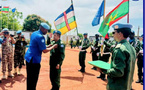 Bangui : Décoration d’éléments de l’unité de gendarmerie nationale pour le maintien de la paix