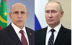 Le Président de la République adresse ses félicitations au Président de la Fédération de Russie