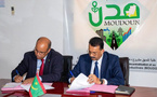 Signature à Nouakchott d’un protocole d’accord de coopération entre la Direction générale des Domaines et le Projet « MOUDOUN »