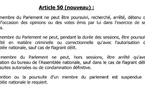 La loi est claire : immunité ne veut pas dire impunité