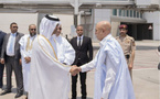 Le Président de la République arrive à Doha pour présenter ses condoléances suite au décès de Son Altesse Cheikh Hamad ben Khalifa Al Thani