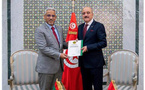 L’ambassadeur de Mauritanie en Tunisie présente une copie de ses lettres de créance au ministre des Affaires étrangères tunisien