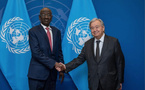 Le ministre des Affaires étrangères s’entretient avec le secrétaire général des Nations unies