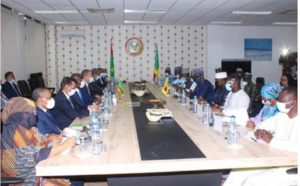 Séance de travail entre les délégations ministérielles mauritanienne et malienne