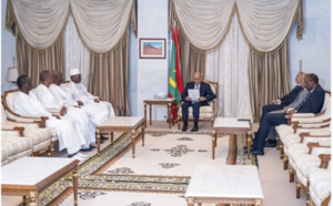 Le président de la République reçoit un message écrit du Président sénégalais