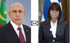 Le Président de la République adresse un message de félicitation à son homologue grecque