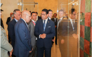 Le Président de la République visite le Musée national de la civilisation égyptienne