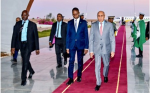 Le Président de la République regagne Nouakchott après avoir effectué une visite de travail à Nouadhibou