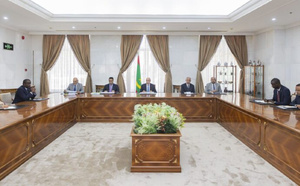 Le Président de la République préside une réunion d’évaluation de la préparation de la mise en œuvre du Programme d’Urgence pour l’Accès Universel aux Services Essentiels au Développement Local