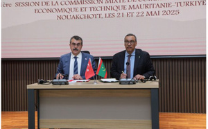 La Mauritanie et la Turquie signent un accord de partenariat et de travail