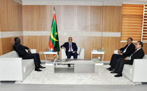 Le Président de l’Assemblée Nationale reçoit l’Ambassadeur du Sénégal