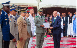 Le Président de la République préside la cérémonie de remise des diplômes de la septième promotion du Collège de Défense du G5 Sahel