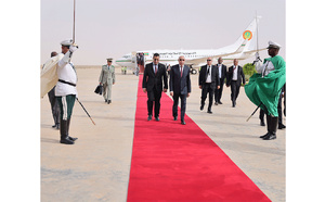 Le Président de la République rentre à Nouakchott après avoir assisté à la cérémonie d’investiture du Président du Groupe de la BAD