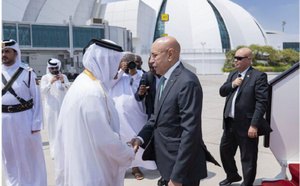 Le président de la République arrive à Doha pour participer au sommet arabo-islamique d’urgence.