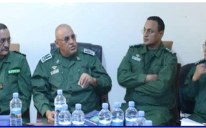 Le Chef d’État-Major de la Gendarmerie Nationale visite le Bataillon de Gendarmerie du Hodh Charghi