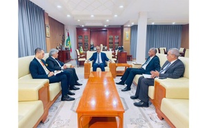 Le président de l’Union nationale du patronat de Mauritanie rencontre l’ambassadeur d’Égypte accrédité dans notre pays