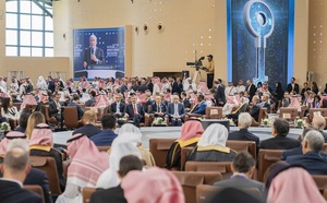 Le Président de la République participe à la séance d’ouverture de la neuvième édition de l’initiative « Future Investment Initiative » à Riyad