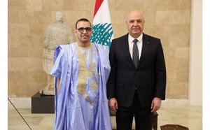 L’ambassadeur de Mauritanie au Liban présente ses lettres de créance