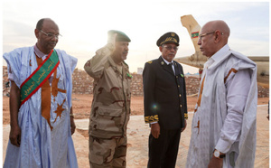 Le Président de la République arrive à Oualata