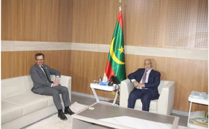 Le président de l’Assemblée nationale reçoit l’ambassadeur de France