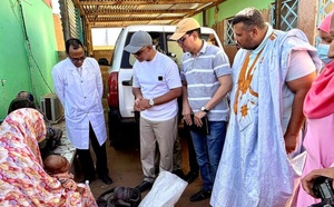 Le ministre de la Santé visite le centre de santé d’Amourj