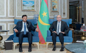 Le Président de la République rencontre le Vice-Président du Conseil présidentiel yéménite