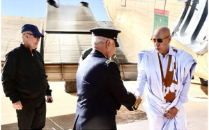 Le Président de la République quitte Ouadane après le lancement de la 14e édition du Festival des Cités du Patrimoine