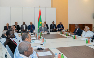 Le Président de la République rencontre plusieurs personnalités représentant les partis politiques participant au dialogue national à venir