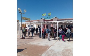 Atterrissage à Atar du cinquième vol charter avec à son bord 147 touristes