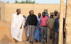 Taazour : le Délégué général à la Solidarité inspecte des projets de services en construction dans le Hodh El Gharbi