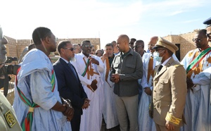 Le délégué général à TAAZOUR visite plusieurs établissements scolaires au Brakna