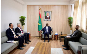 Le ministre des Affaires étrangères reçoit l’ambassadeur d’Égypte