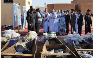Le Président de la République visite la branche de l’Agence de développement de la pêche et de l’aquaculture continentale au Gorgol
